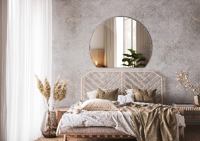 Espelho meia lua design moderno