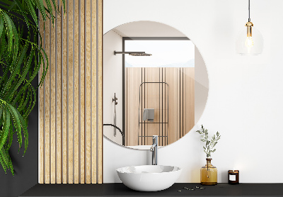 Espelho meia lua design moderno