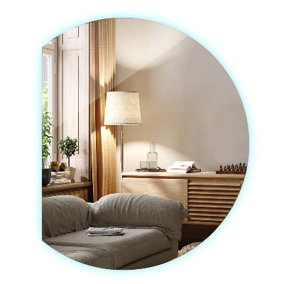 Espelho com corte reto com LED