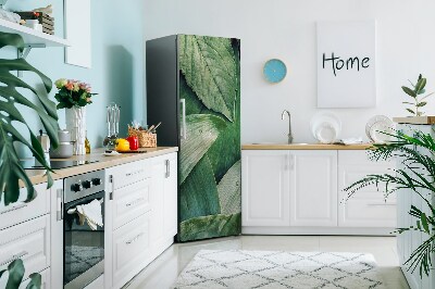 Painel magnético para frigorífico Folhas verdes
