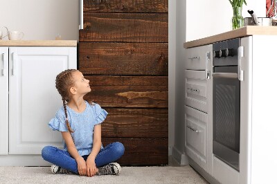 Capa magnética para frigorífico Tábuas de madeira