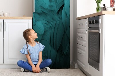 Painel magnético para frigorífico Penas azuis