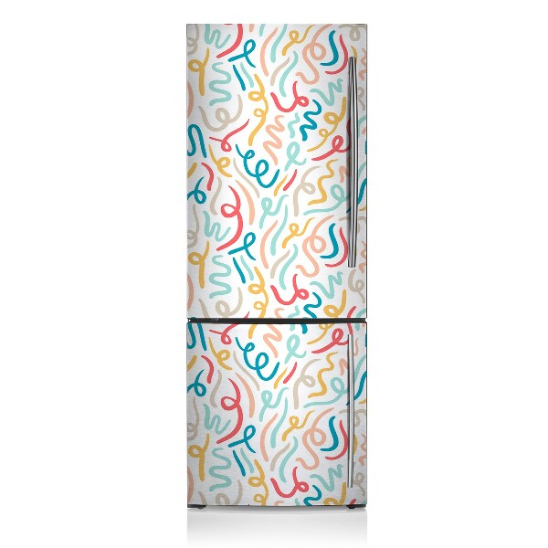 Painel magnético para frigorífico Caligrafia