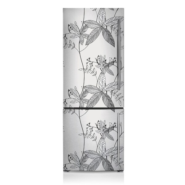 Painel magnético para frigorífico Rabiscos de flores