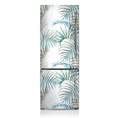 Capa magnética para frigorífico Folhas tropicais