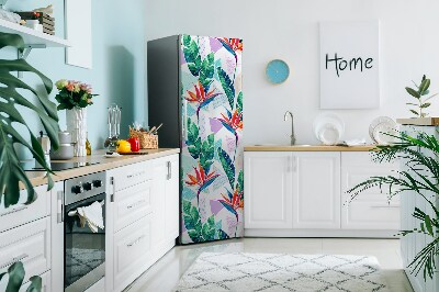 Painel magnético para frigorífico Flora tropical