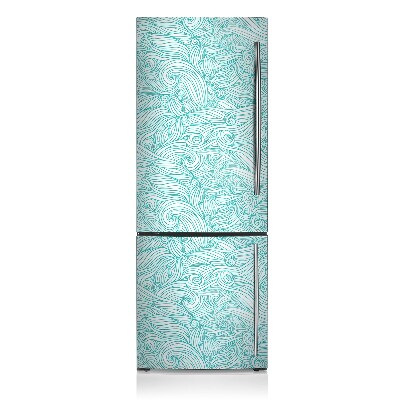 Painel magnético para frigorífico Ondas de leitura de vinho