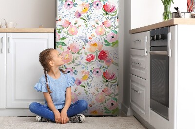 Painel magnético para frigorífico Flores em tons pastel