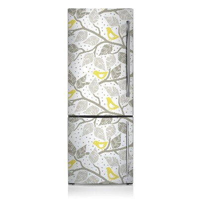 Painel magnético para frigorífico Pássaros