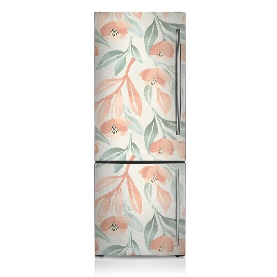 Capa magnética para frigorífico Folhas