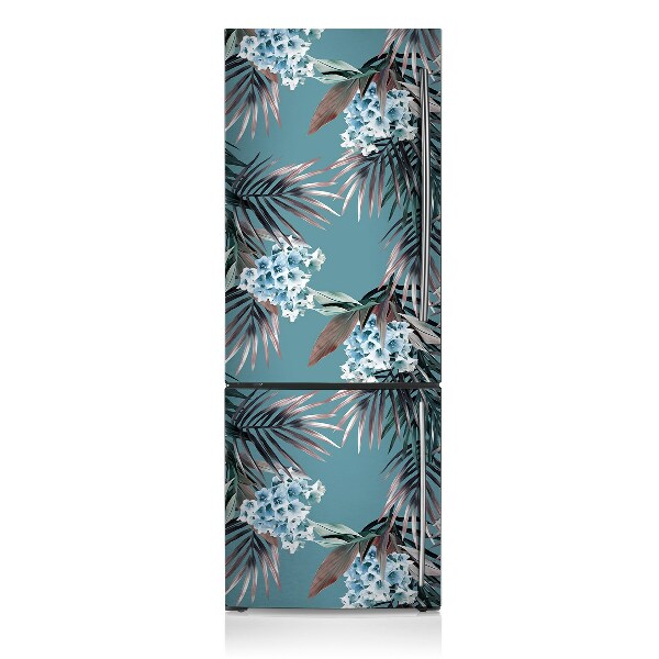 Painel magnético para frigorífico Foto de folhas