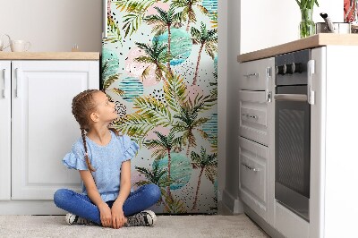 Painel magnético para frigorífico palmeira havaiana