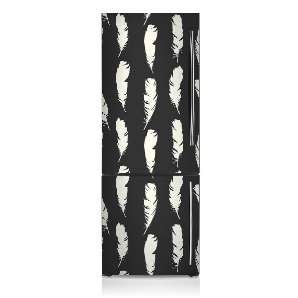 Painel magnético para frigorífico Penas brancas