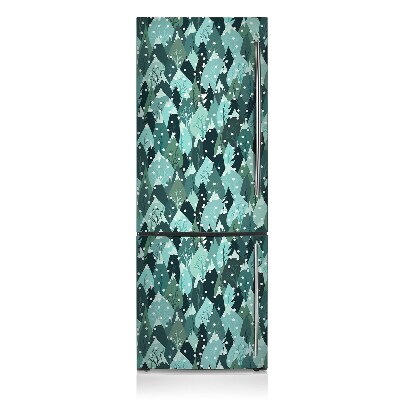 Capa magnética para frigorífico Montanhas geladas