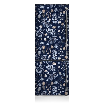 Capa magnética para frigorífico Folhas escandinavas