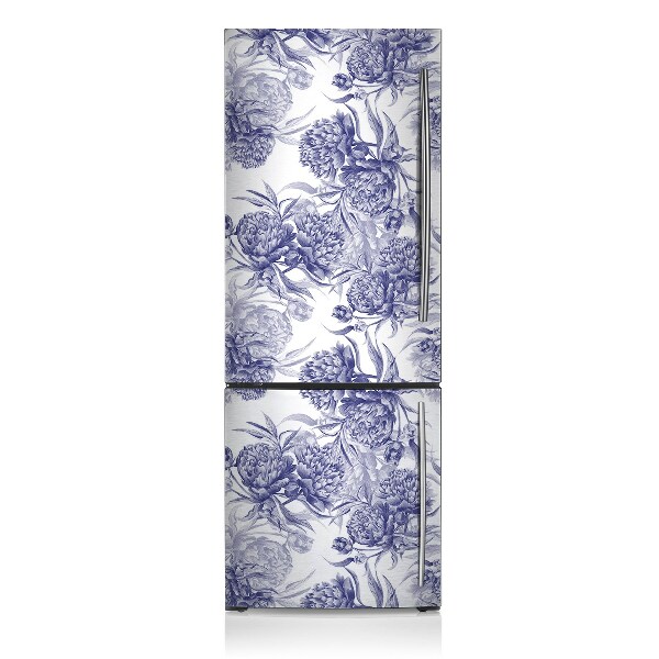 Painel magnético para frigorífico Peônias roxas