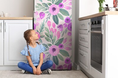 Painel magnético para frigorífico Padrão floral