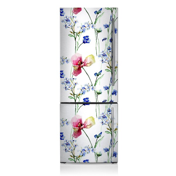Painel magnético para frigorífico Flores pintadas