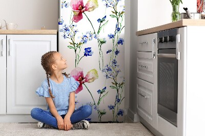 Painel magnético para frigorífico Flores pintadas