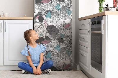 Capa magnética para frigorífico Padrão floral