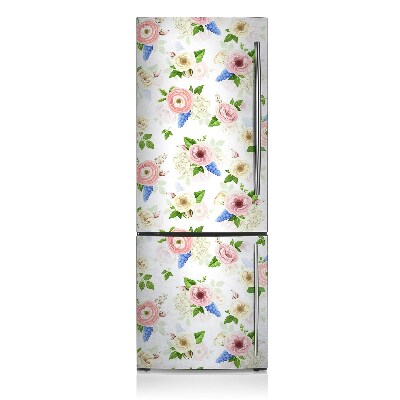 Painel magnético para frigorífico Flores desenhadas