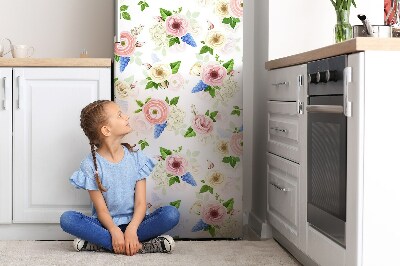 Painel magnético para frigorífico Flores desenhadas
