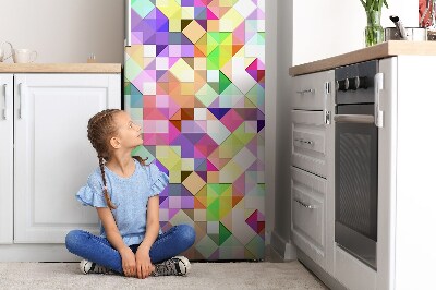 Painel magnético para frigorífico Mosaico colorido