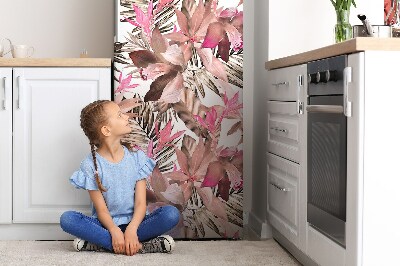 Painel magnético para frigorífico Flor tropical