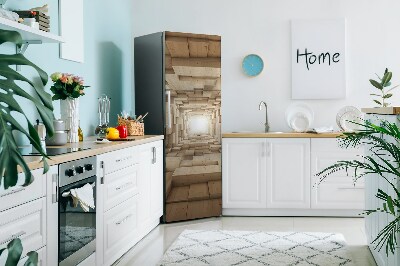 Capa magnética para frigorífico Madeira abstrata