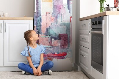 Painel magnético para frigorífico Cidade