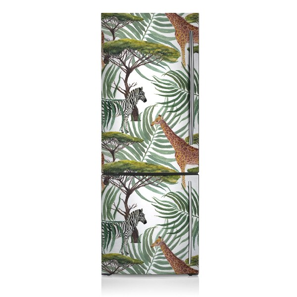 Capa magnética para frigorífico Animais da savana