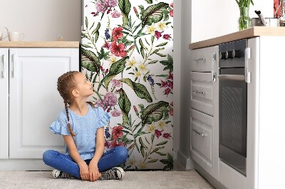 Painel magnético para frigorífico Flores tropicais