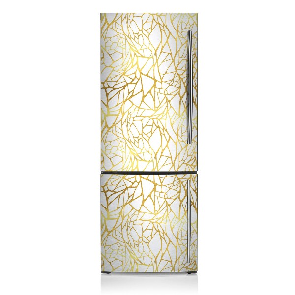 Capa magnética para frigorífico ornamento de ouro