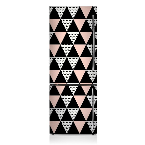 Painel magnético para frigorífico Triângulos geométricos