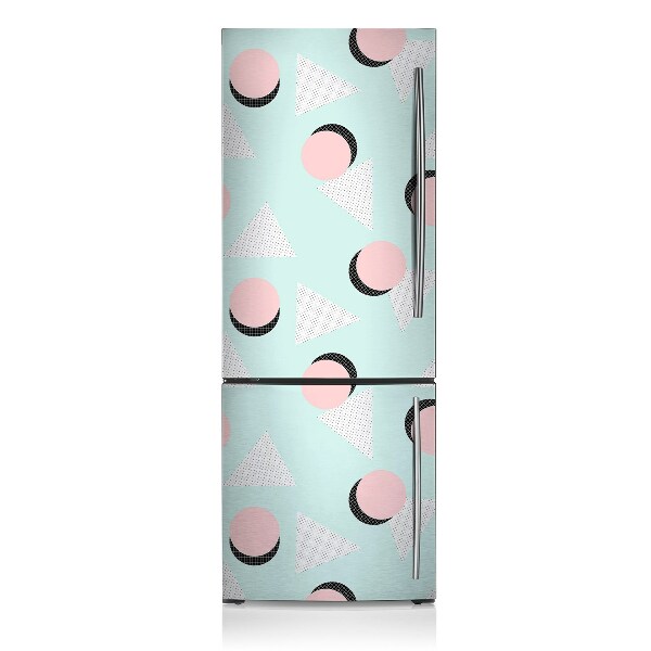 Painel magnético para frigorífico Círculos e triângulos