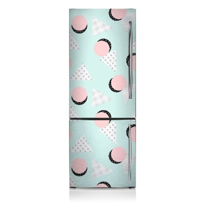 Painel magnético para frigorífico Círculos e triângulos