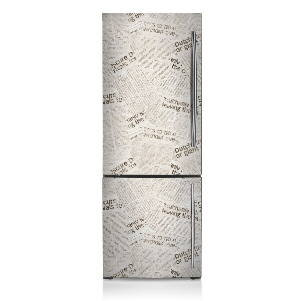 Capa magnética para frigorífico Jornal antigo