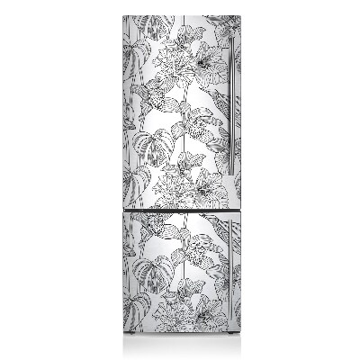 Painel magnético para frigorífico Linha Lágrimas de Flores