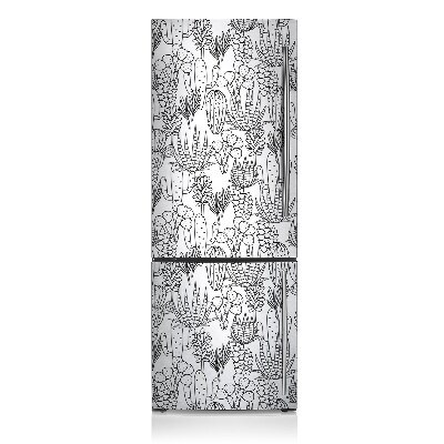 Painel magnético para frigorífico Cacto