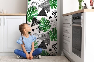 Capa magnética para frigorífico Selva abstrata