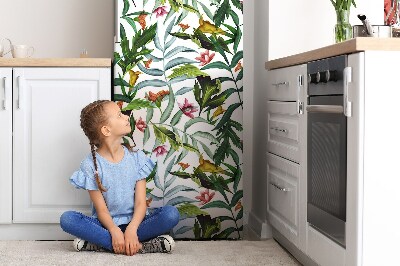 Painel magnético para frigorífico Flora tropical