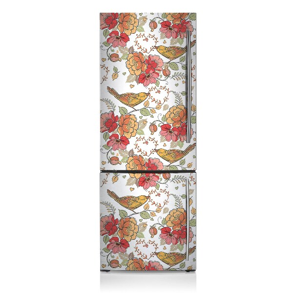 Capa magnética para frigorífico Decoração de pássaros