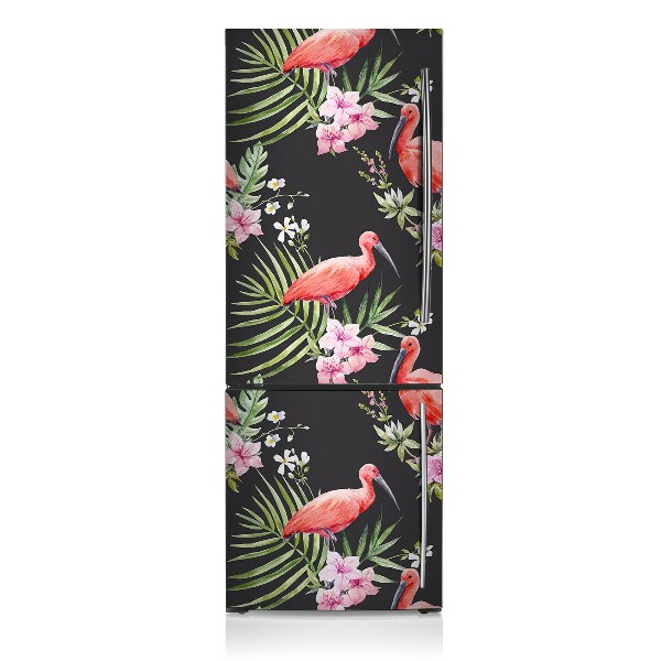 Painel magnético para frigorífico Flamingo preto