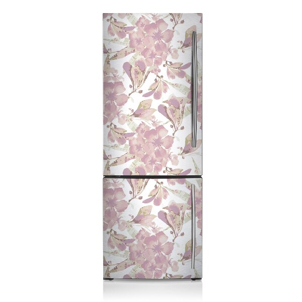 Capa magnética para frigorífico Hibisco rosa