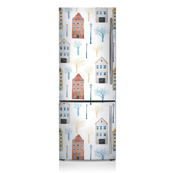 Painel magnético para frigorífico Prédio