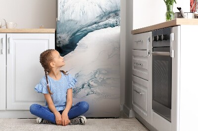 Capa magnética para frigorífico Abstração de inverno