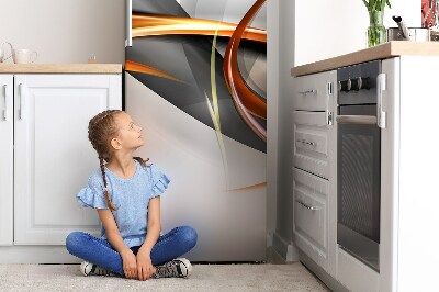 Capa magnética para frigorífico Testes abstratos