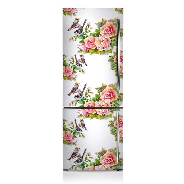 Capa magnética para frigorífico Pássaros em um galho