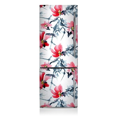 Capa magnética para frigorífico Padrão de flores