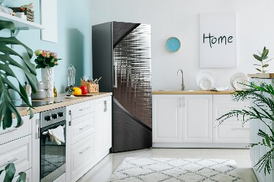 Painel magnético para frigorífico Abstração prateada